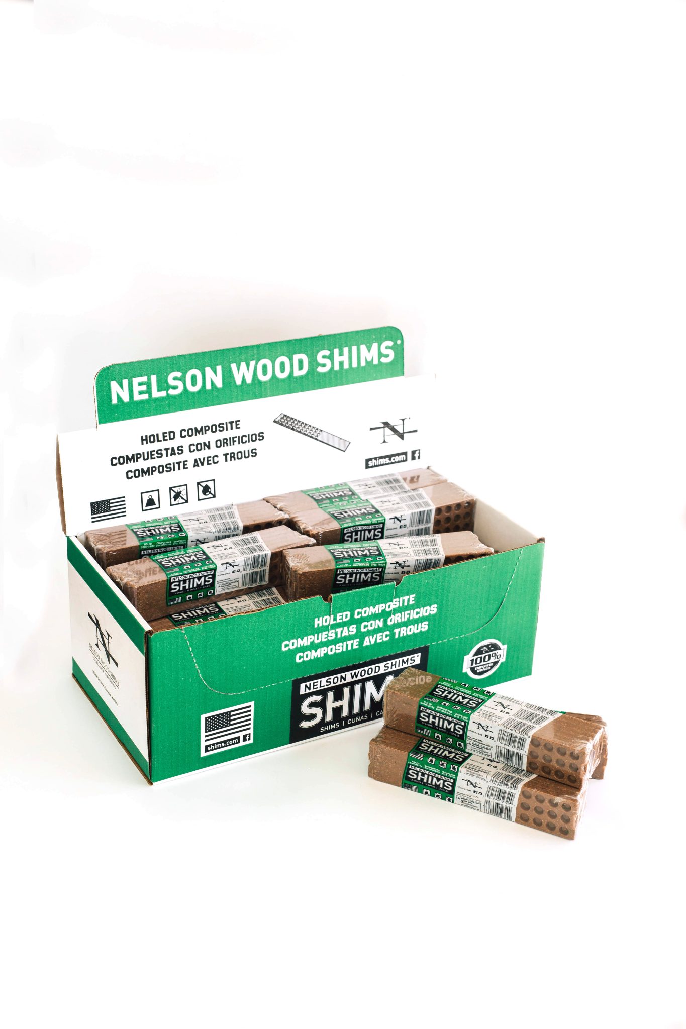 Holed Composite Bundle 8 Inch Composite Shims Nelson Wood Shims