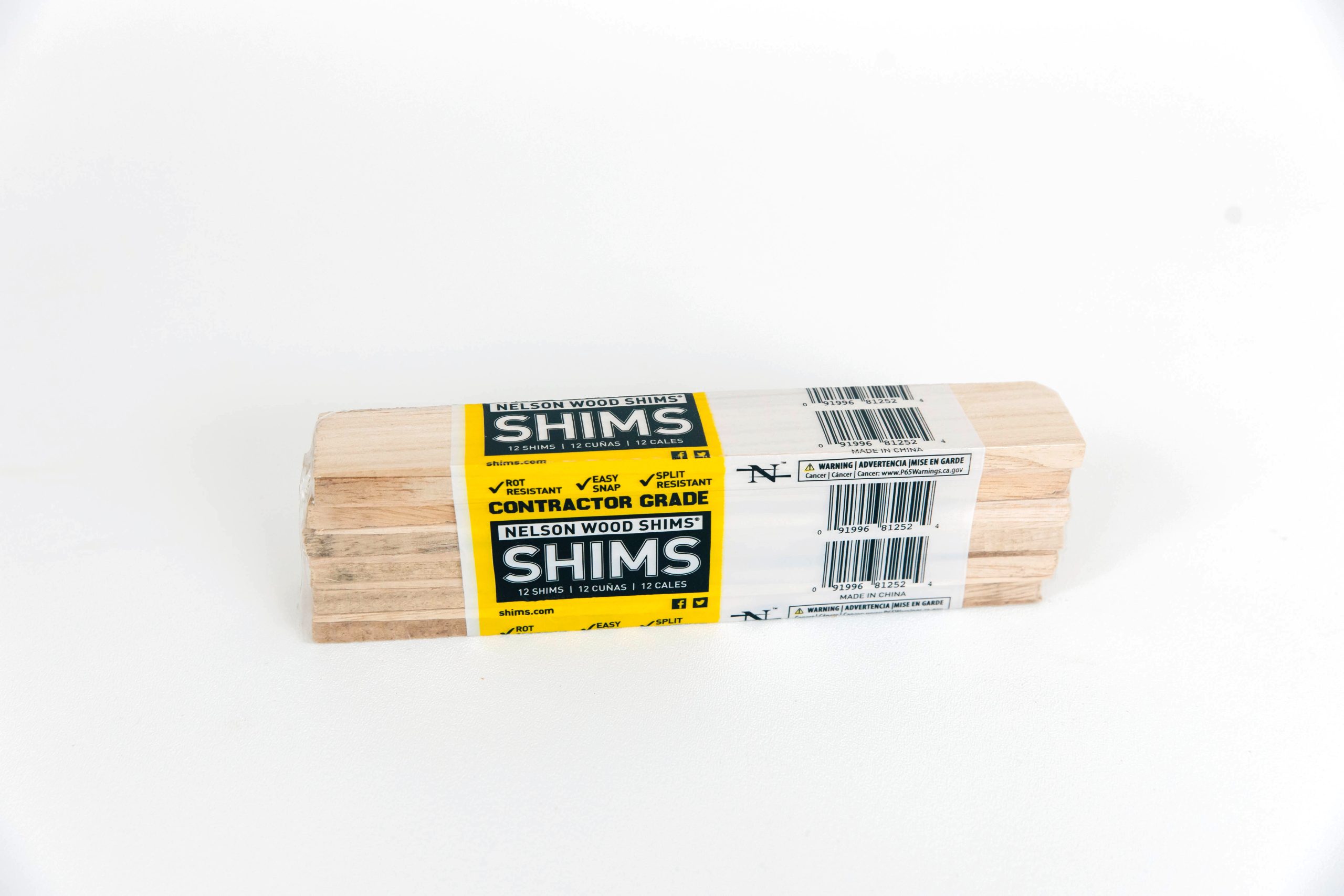 Nelson Wood Shims 8in Contractor Shims 56pk CSH8/56/10/12 from