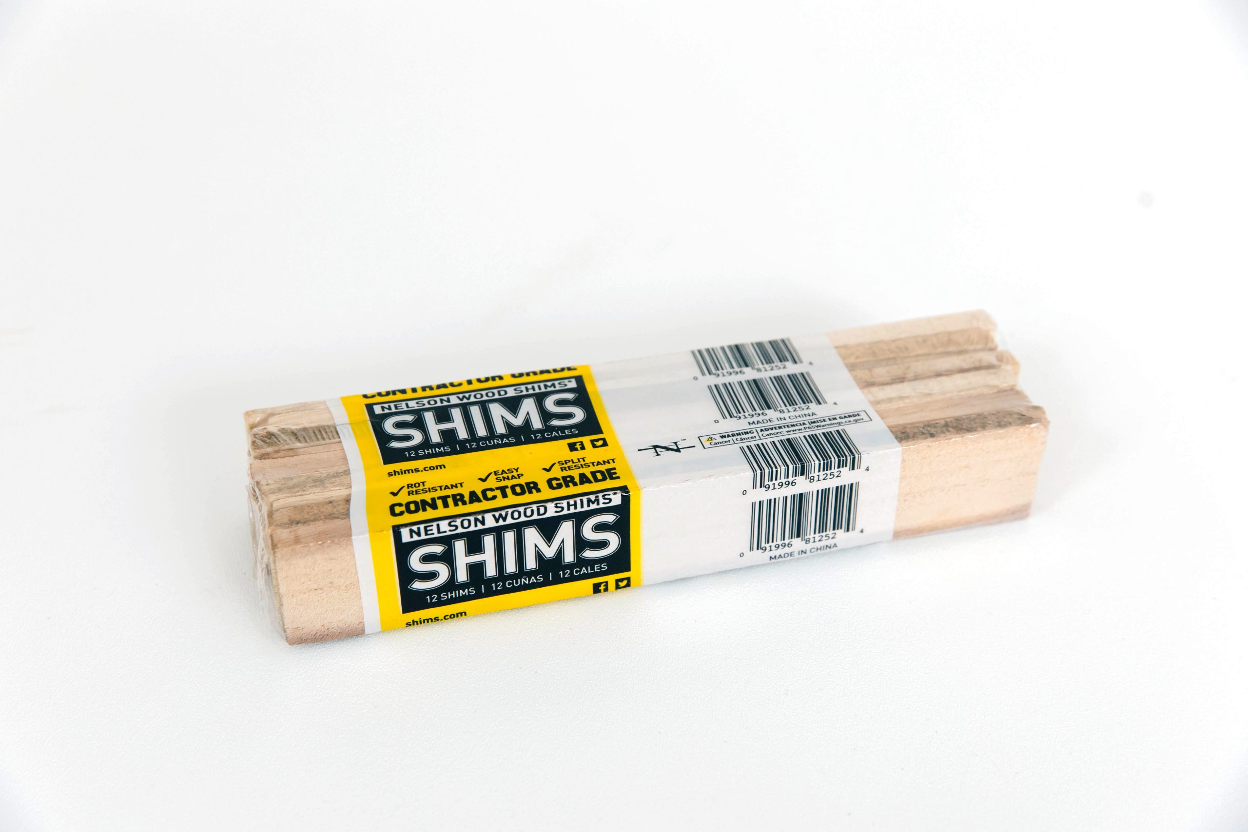 Nelson Wood Shims 8in Contractor Shims 56pk CSH8/56/10/12 from