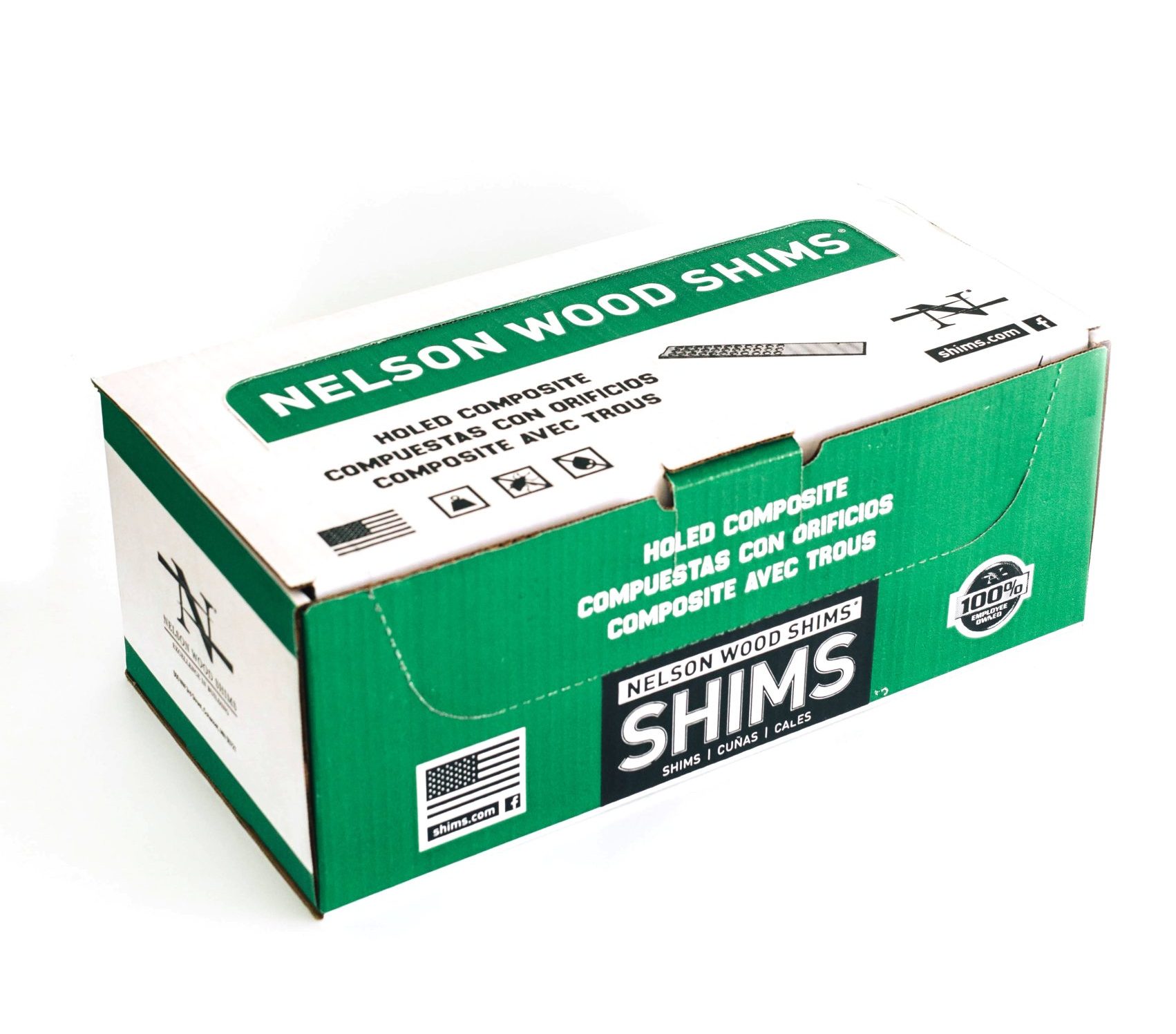 Holed Composite Bundle – 8 Inch Composite Shims – Nelson Wood Shims